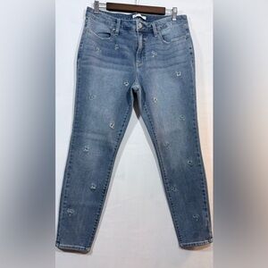 LC Lauren Conrad Distressed Denim Skinny Jeans